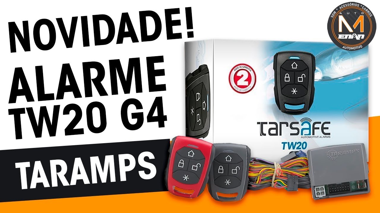 NOVIDADE! Alarme Automotivo Taramps TW20 G4