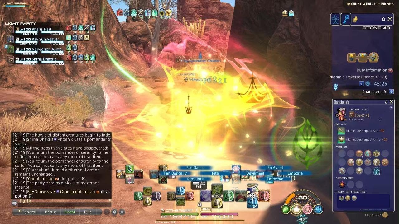 Pharis - Pilgrim's Traverse Stone 50 Boss