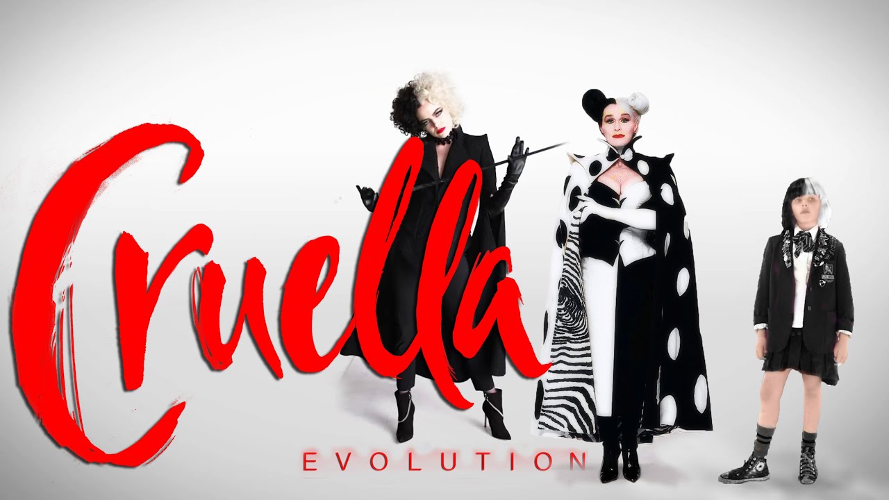 Cruella Evolution (2021) Glenn Close & Emma Stone | Disney+