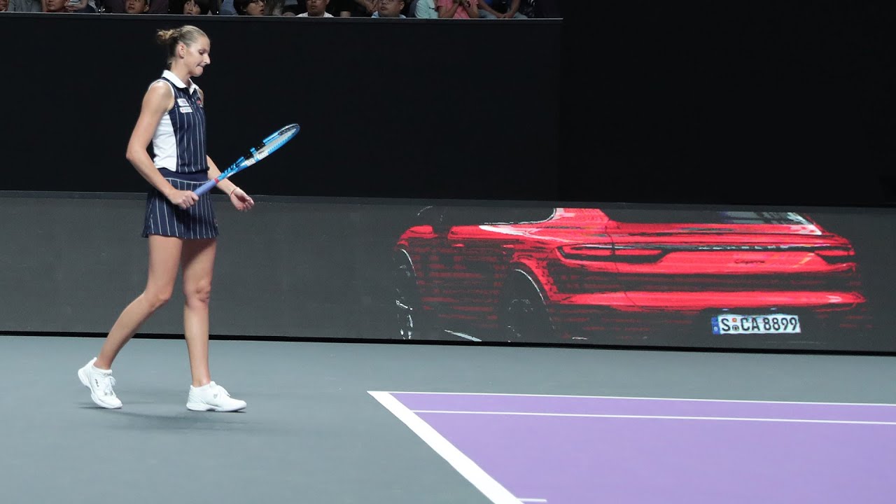 Bandenwerbung Porsche WTA Shenzhen