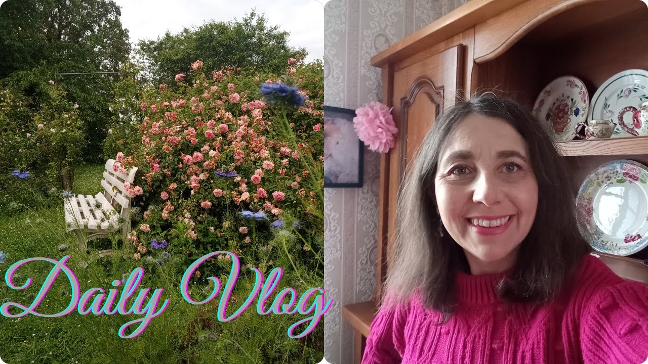 Daily Vlog🌸:  mon jardin fleuri 🌷 et papotage en toute simplicité