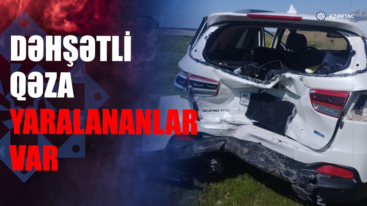 Kürdəmirdə yol qəzası baş verib, yaralananlar var