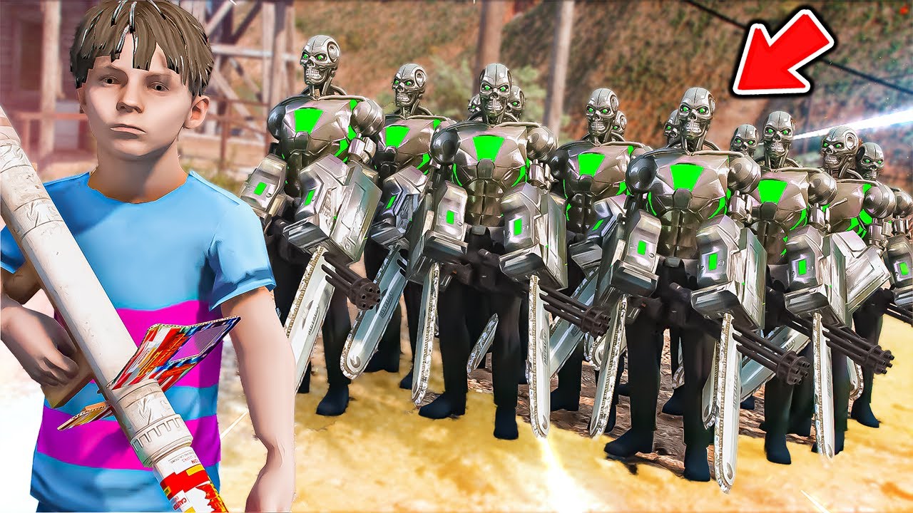 أقوى حرب ضد جيش الالين 😨🔥!! l فلم قراند