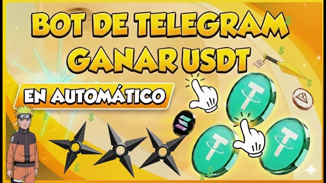 BOT TELEGRAM de NARUTO para GANAR DINERO | Bot Telegram para GENERAR INGRESOS | Diciembre 2025