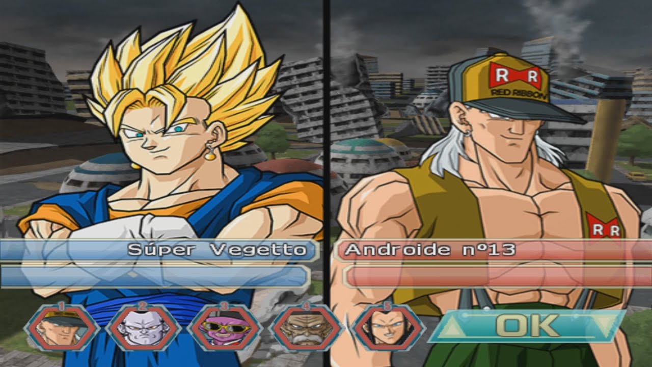 [TAS] Team Super Saiyan Vs Team Android (COM VS COM) | DBZ: Budokai Tenkaichi 4 Gameplay | [JAP]