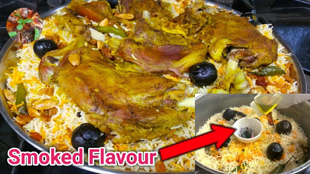 Best Arabian Mandi Rice With Smoked Flavour| Everyone can make it!So Easy and Delicious Mutton Mandi