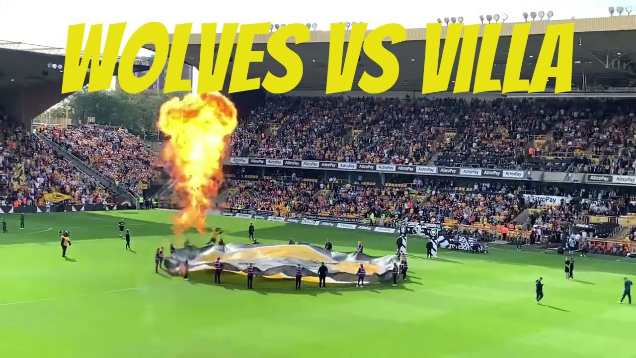 Wolves v Villa - Walk Out - Hi Ho Wolverhampton