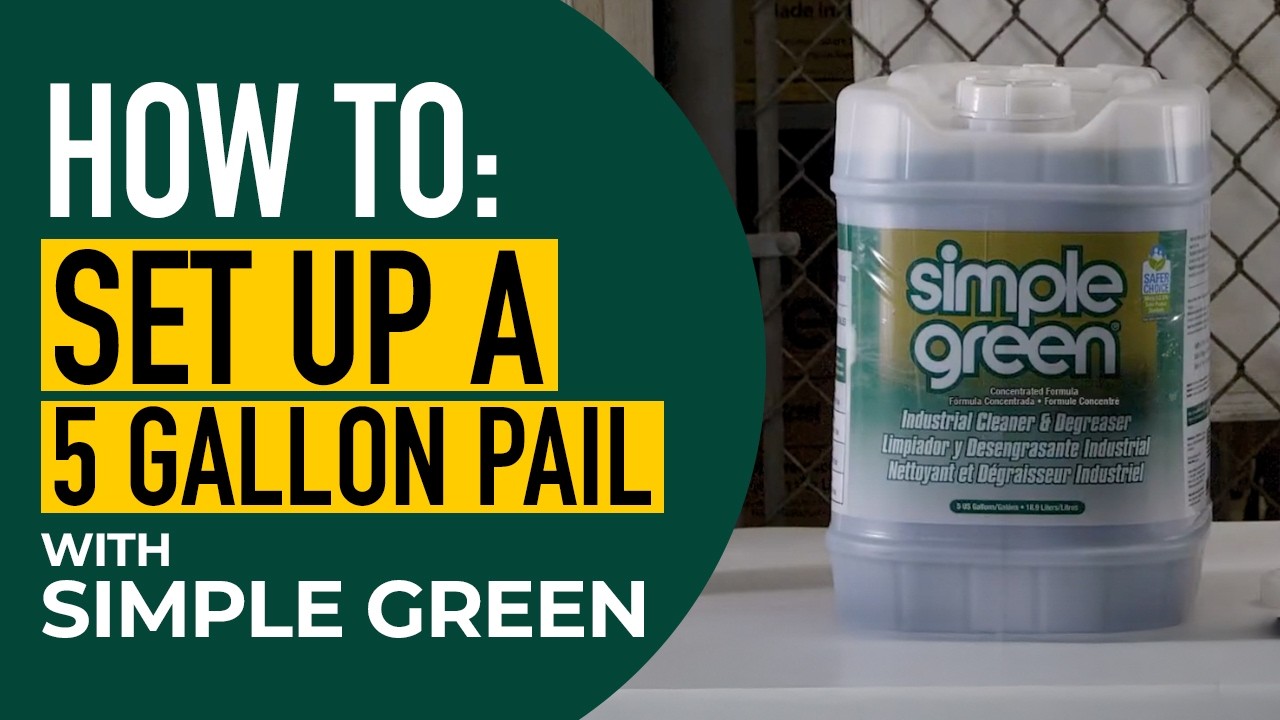How To Open A Simple Green 5-Gallon Pail