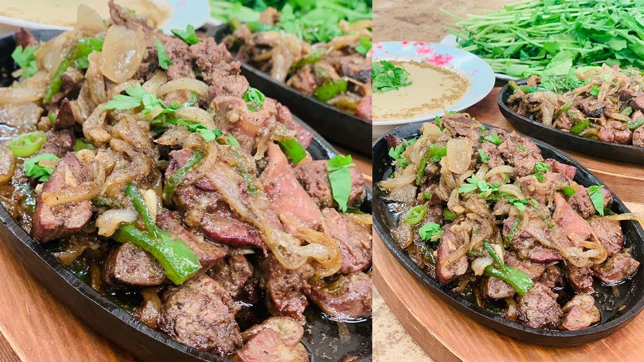 طريقة عمل طاسة الكبد والقوانص | العزومة مع الشيف فاطمة أبو حاتي