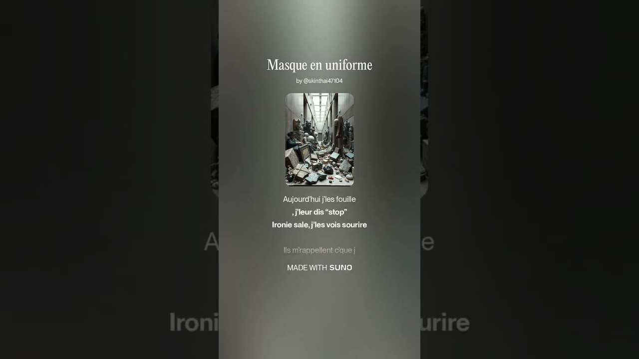 Masque en uniforme top version