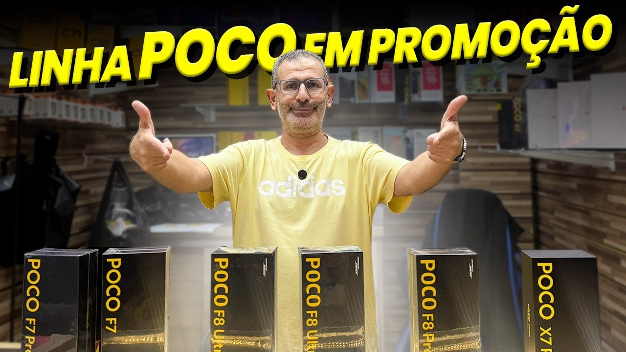 Ofertas nos POCO X7 Pro, F8 e F7: aproveite!! 🔥