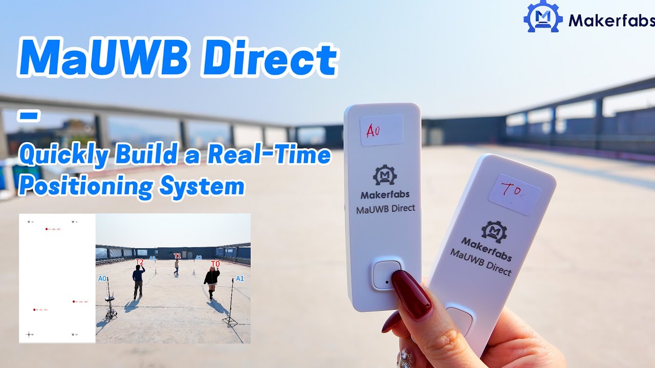 MaUWB Direct: Ready-to-Install UWB Tag & Anchor System for Real-Time Positioning