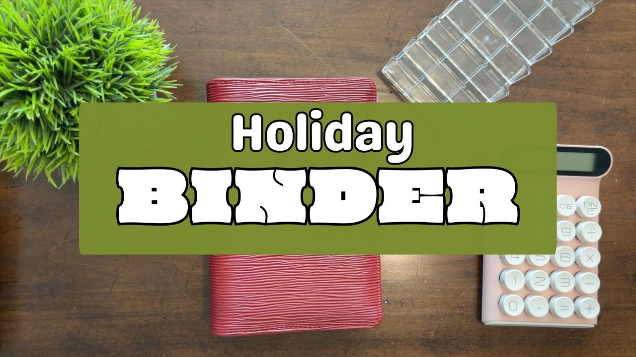Holiday Binder + Envelope Challenges | Save $45 | Holiday | Savings Challenges | Budgeting