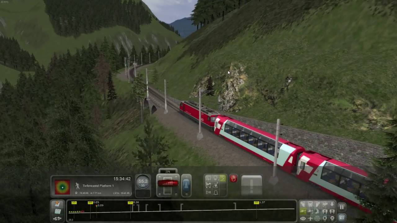 Train Simulator 2016 - NEW Albula Line 2016 Steam version!