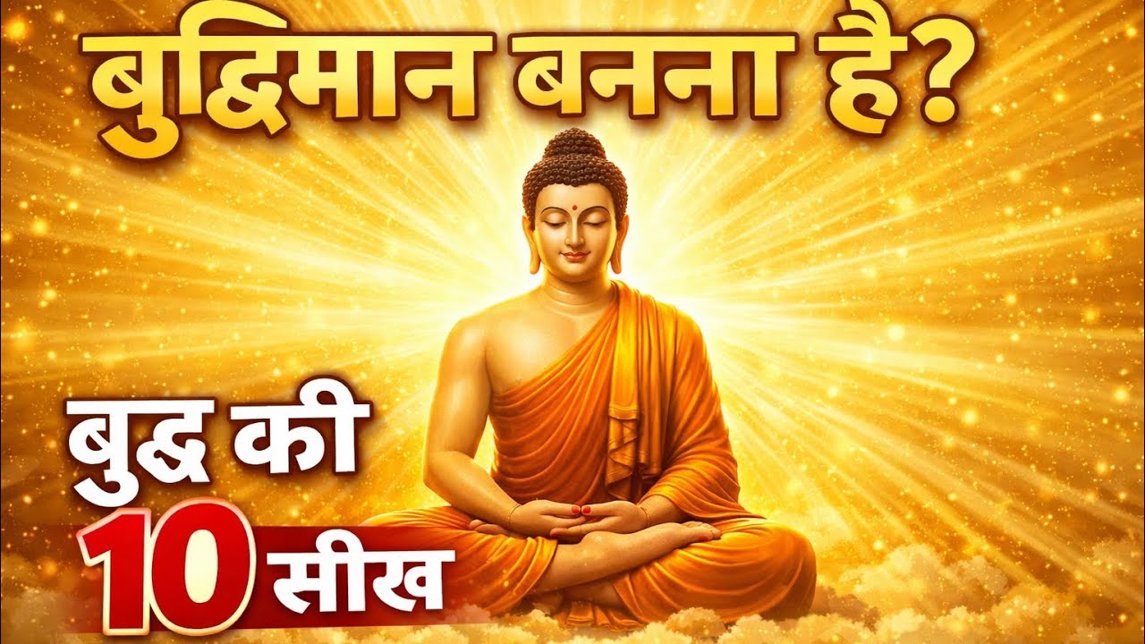 बुद्धिमान कैसे बनें? | बुद्ध की 10 महान सीख जो आपकी जिंदगी बदल देंगी | Buddha Teachings