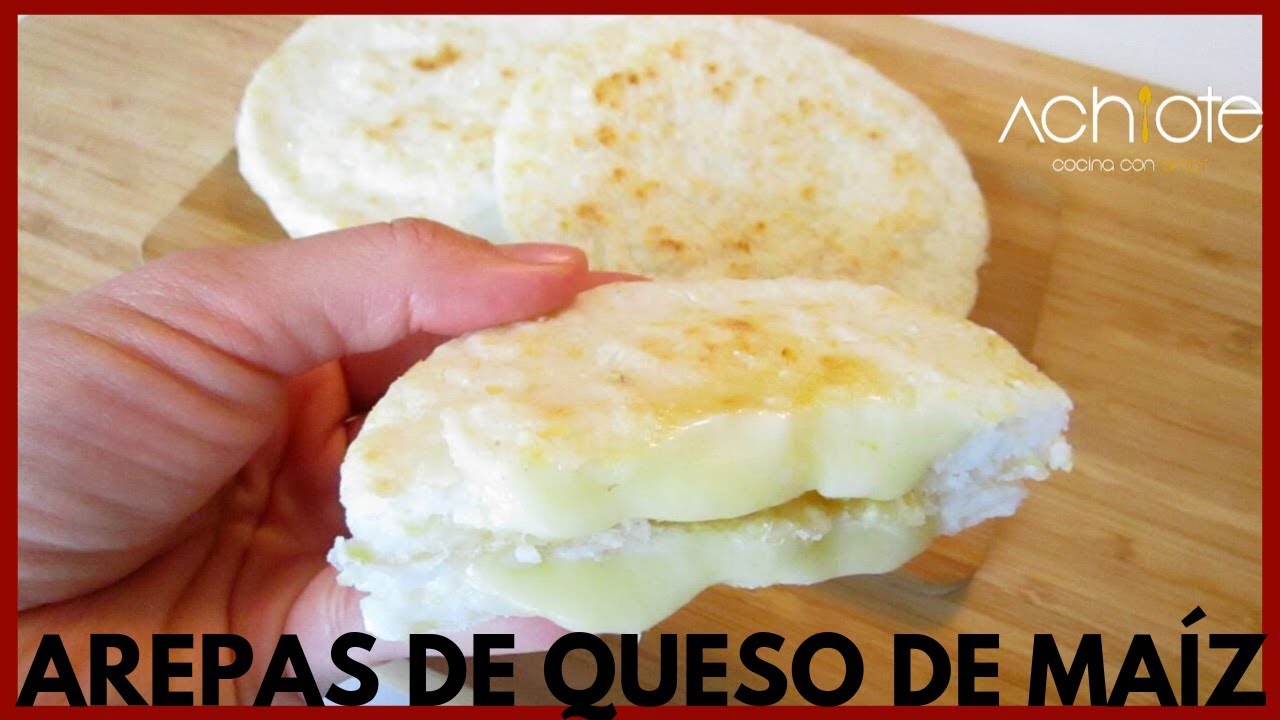 AREPAS DE QUESO COLOMBIANAS | Hechas con maíz cocido y molido. Son Espectaculares!!