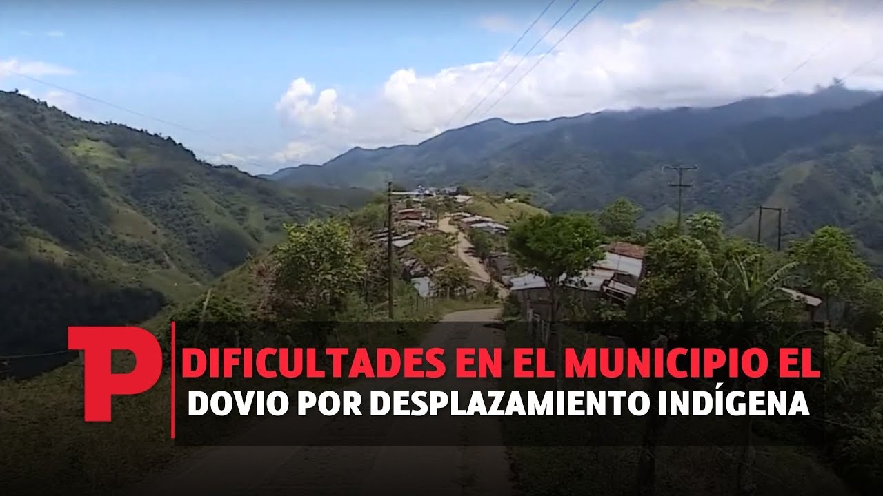 Ruta 42: Dificultades en el municipio El Dovio por desplazamiento indígena I17.06.2023I TPNoticias