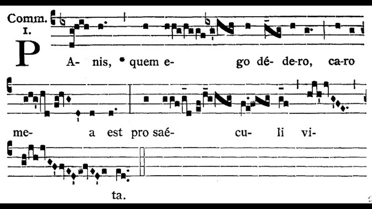Panis Quem Ego Dedero, Communion Antiphon