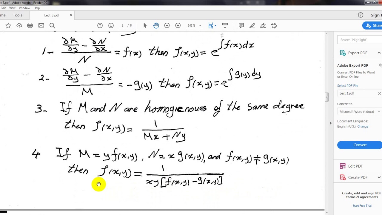 الماده: Mathematics 2/المرحلة الثانية/هندسة تقنيات الحاسوب/التدريسي : م.د حامد هاشم الزويني