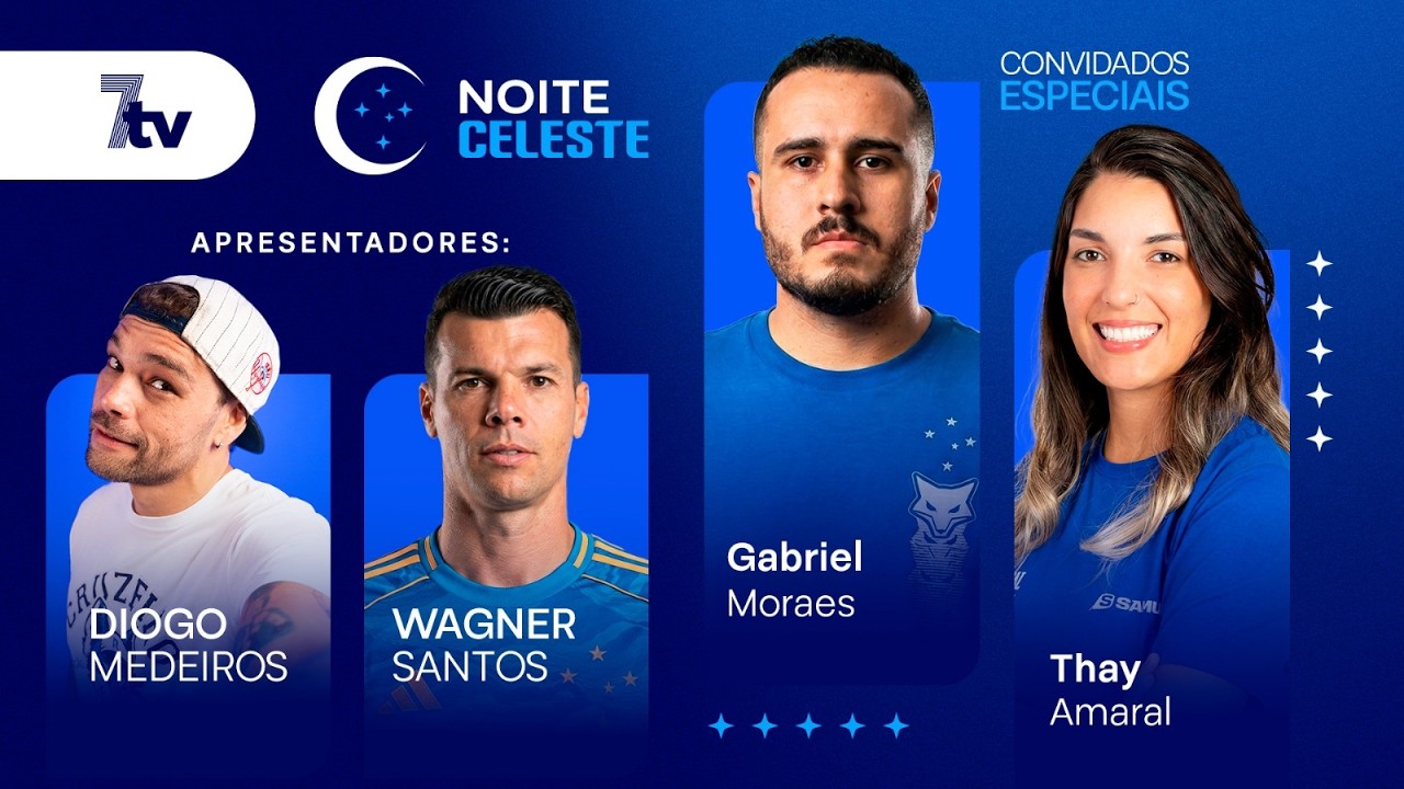 Noite Celeste com Diogo Medeiros, Wagner Santos, Gabriel Moraes e Thay Amaral | 7TV