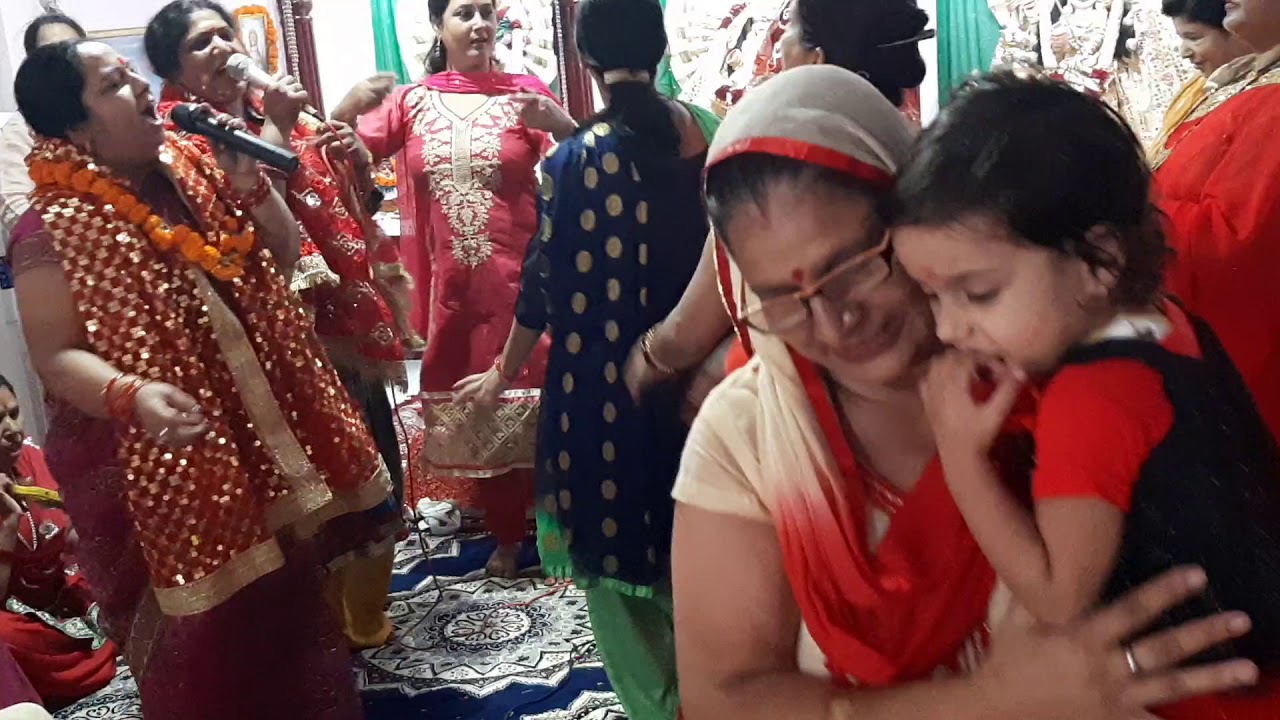 🌹Mata ka bhahut hi piyara bhajan🌹 with liyrics 🌹 हो हो झंडेवाली से प्यार हो गया....