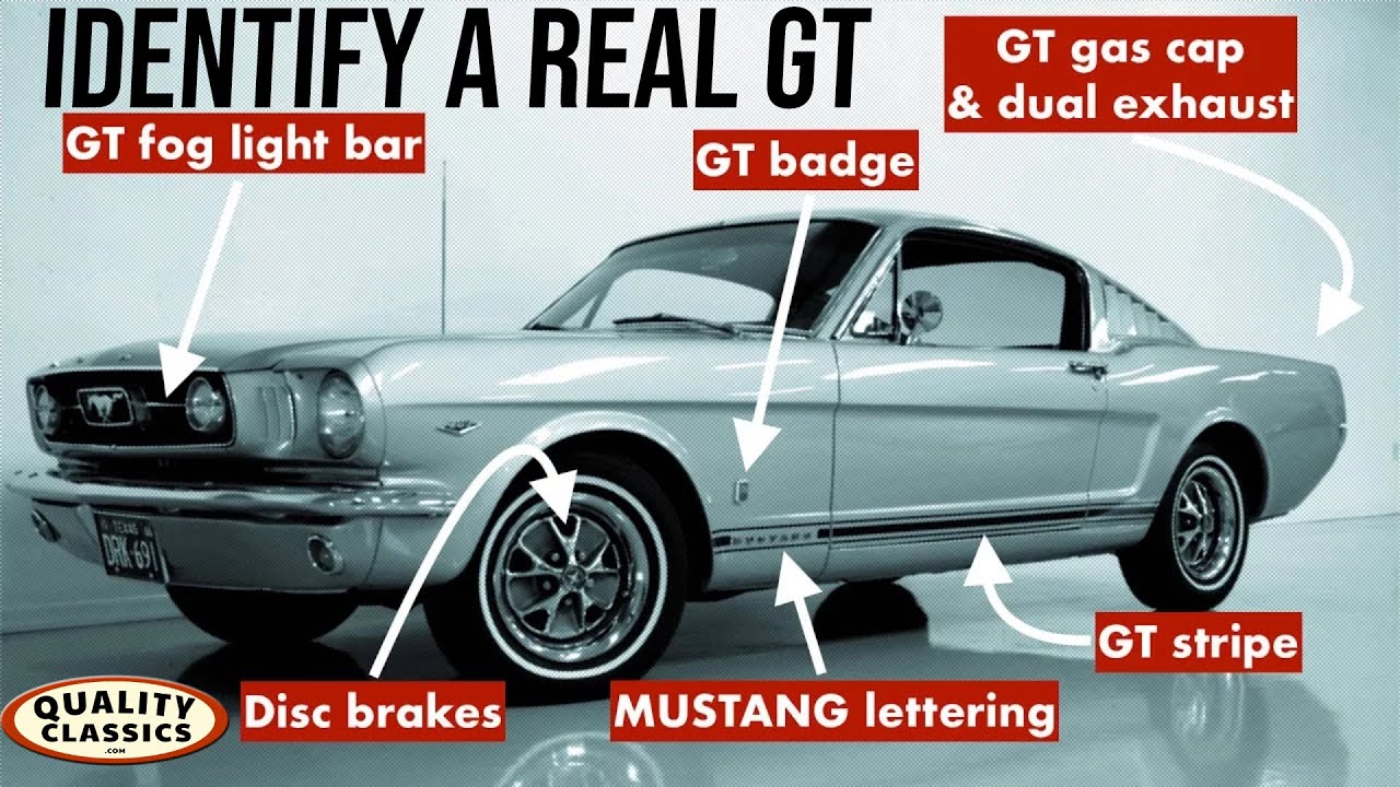 Mustang GT verification (1965 - 1966) - How to identify a real GT