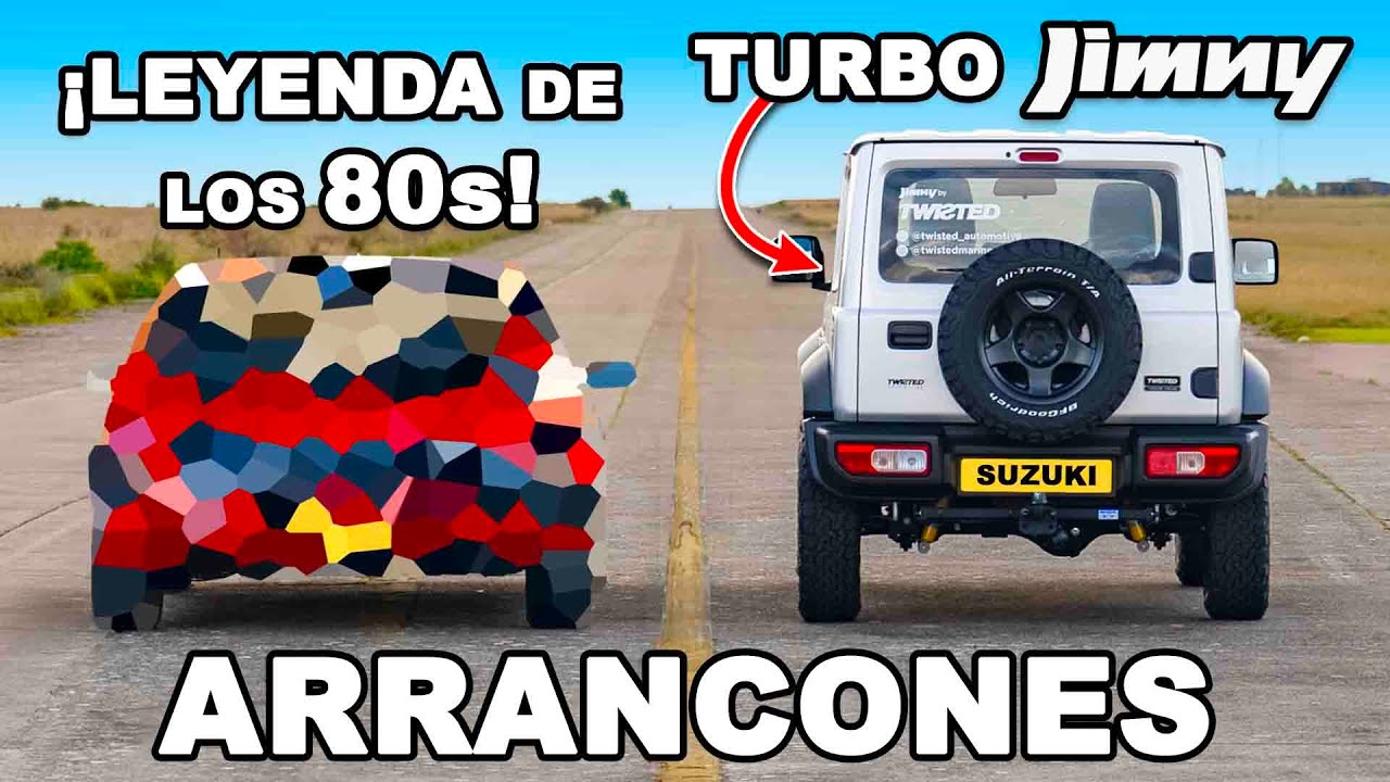 Jimny Turbo vs Leyenda de los 80s: ARRANCONES