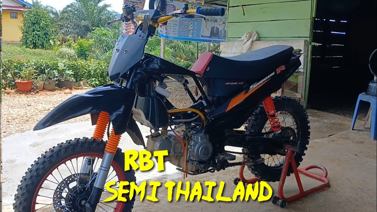 Bebek modif RBT Suzuki Shogun Sp semi Thailand untuk trabas