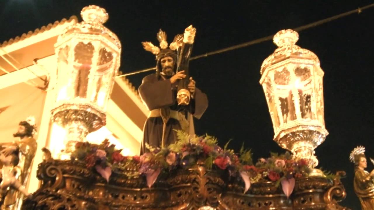 Jueves Santo 2016 Gran Poder Brenes. Banda Rosario y Victoria. Llegada a Tabernas