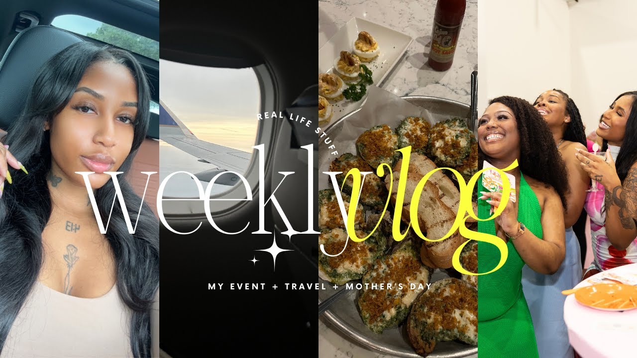 stress free diaries weekly vlog: networking event + traveling + mother's day + life updates