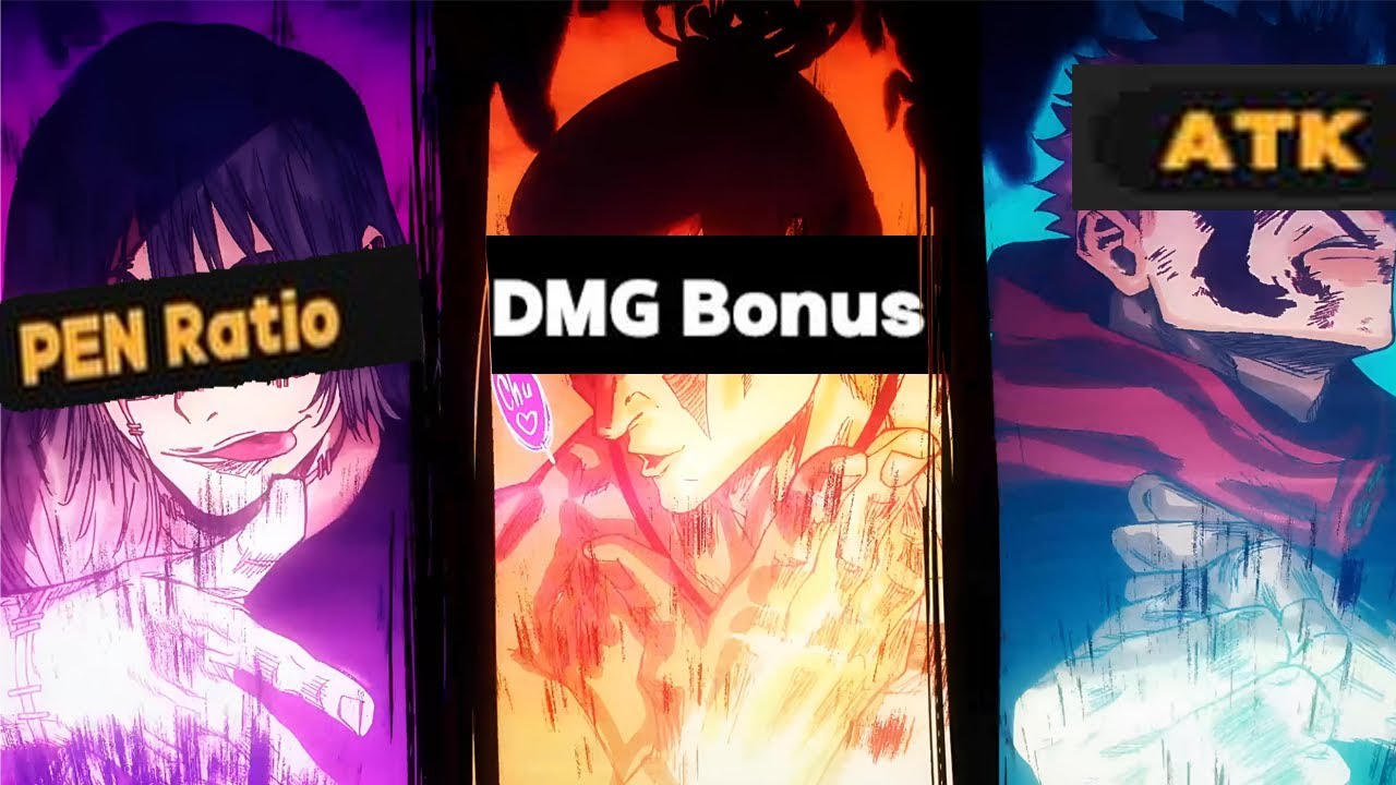Pen Ratio vs Elemental DMG vs Attack%