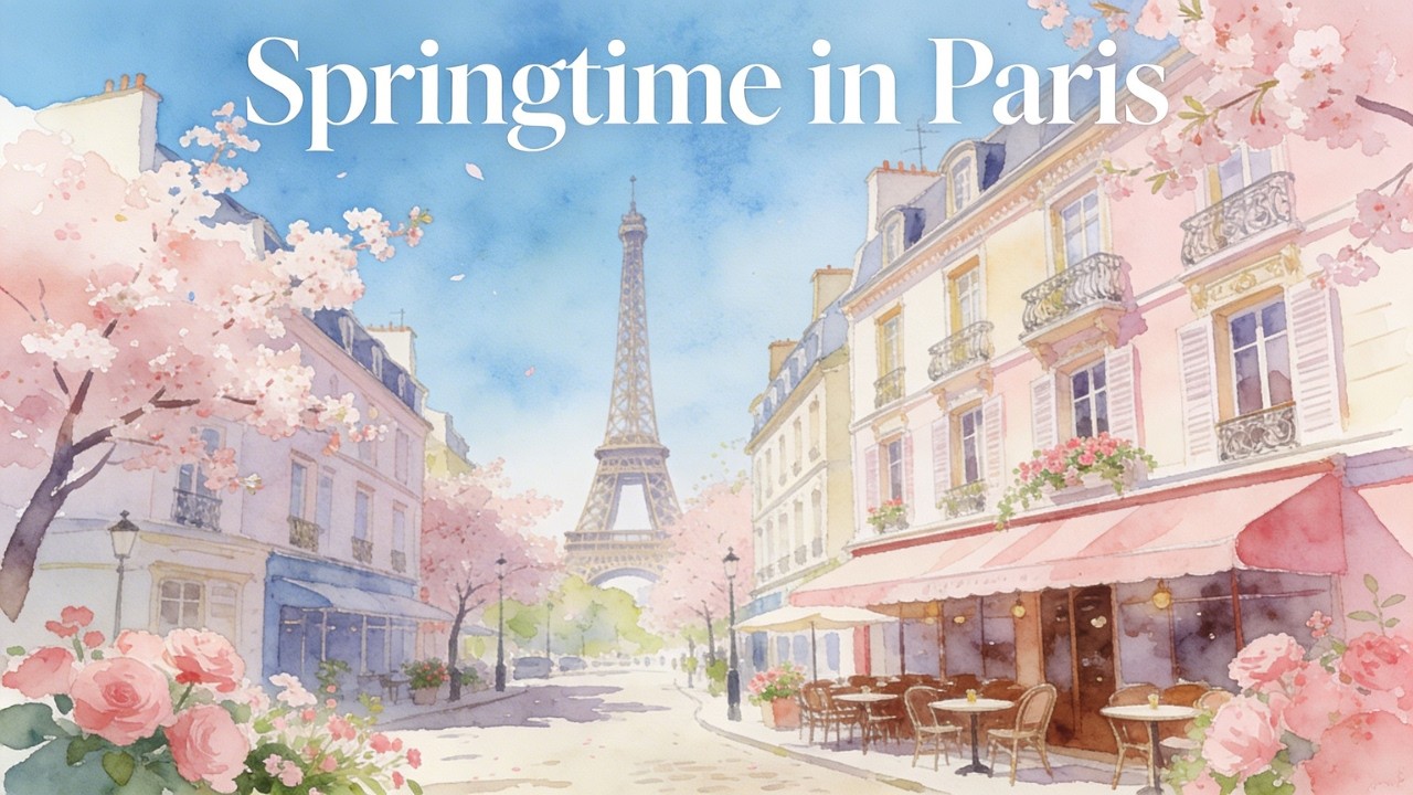 Relaxing Paris Jazz 🗼 French Café Music for Focus & Productivity