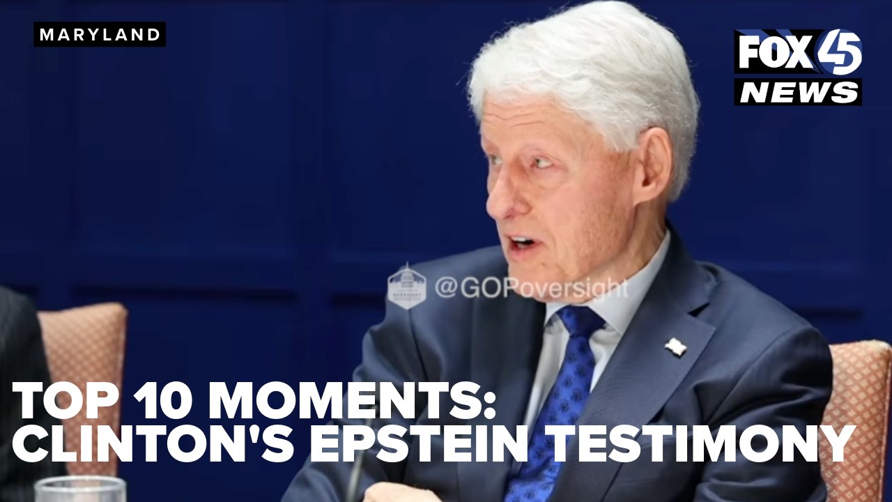 10 must-see moments from Bill Clinton's testimony on Epstein