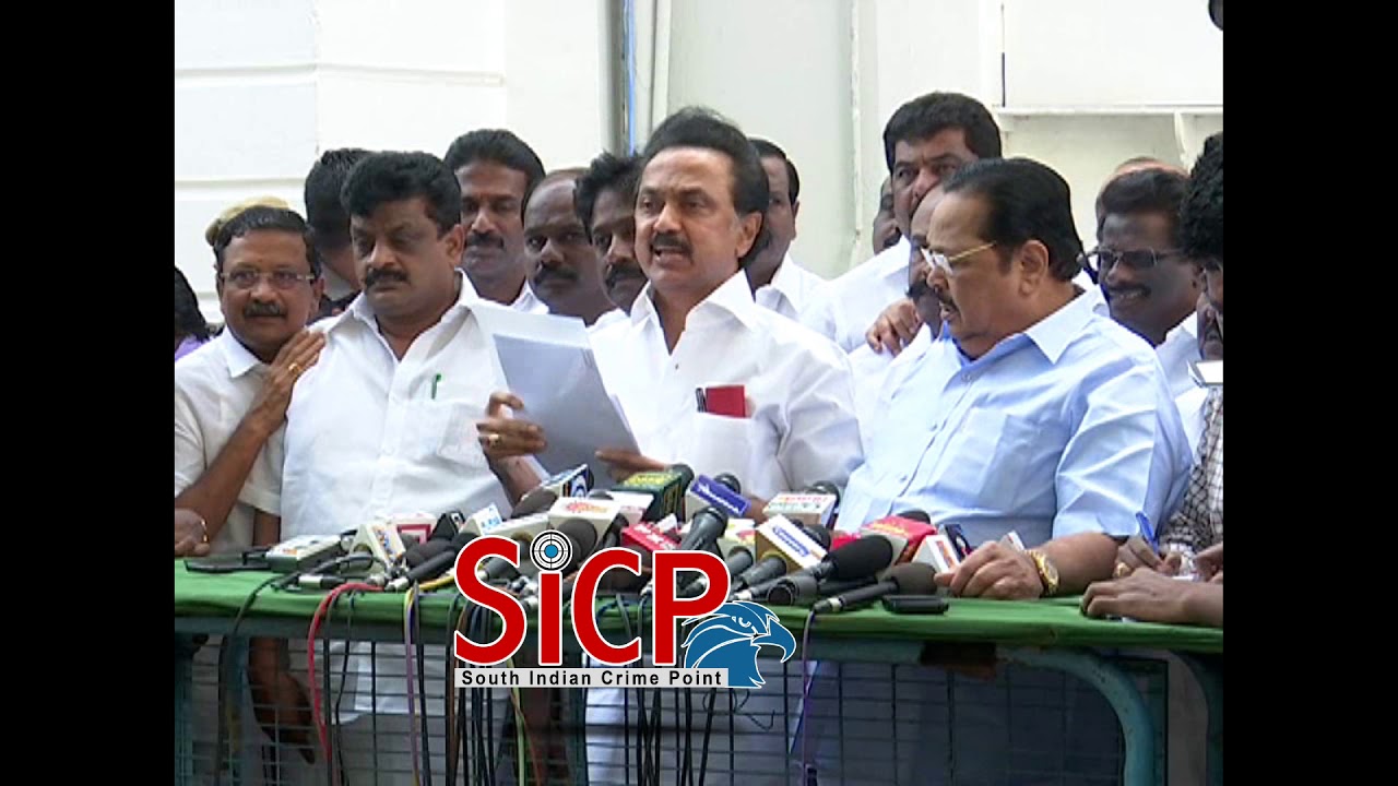 DMK demands resignation of Vijaya Baskar, DGP
