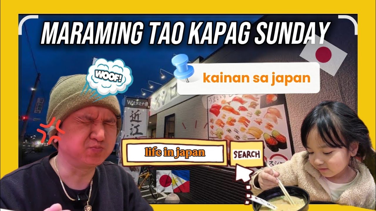 Japan restaurant | dahil di natuloy sa sakura festival lamon nalang | famous sushi in japan