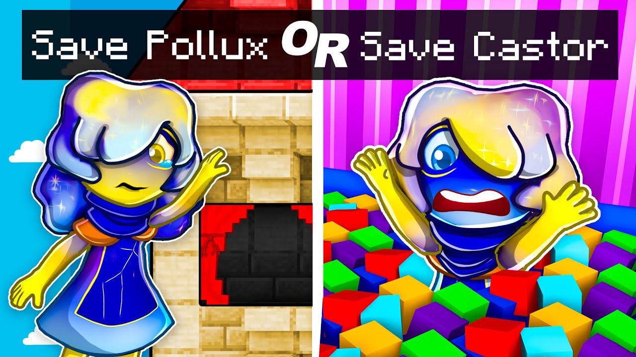 Save POLLUX or CASTOR in Minecraft