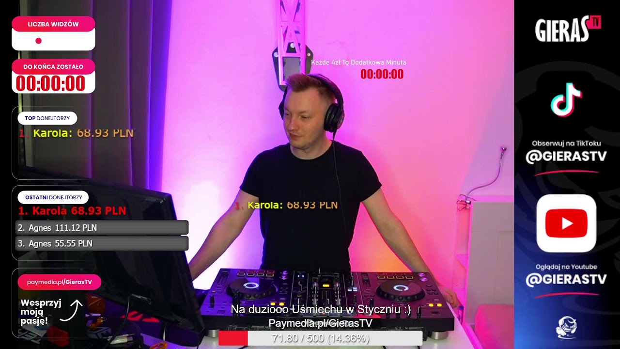 Muzyczne Rozpoczęcie Weekendu na GierasTV
