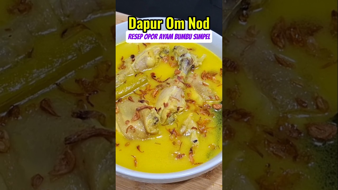 RESEP OPOR AYAM BUMBU SIMPEL #cooking #resepoporayam #oporayam