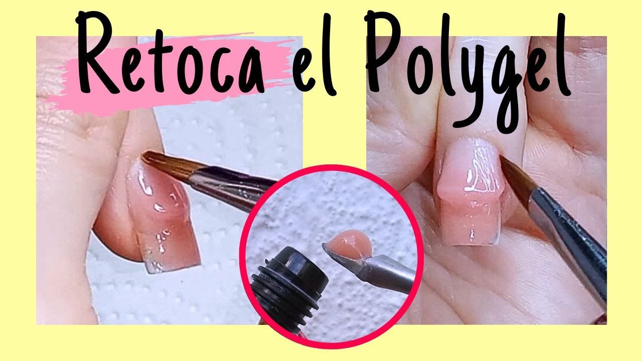 Cómo hacer el RETOQUE de UÑAS de POLYGEL // refill de polygel tutorial // mantenimiento o relleno