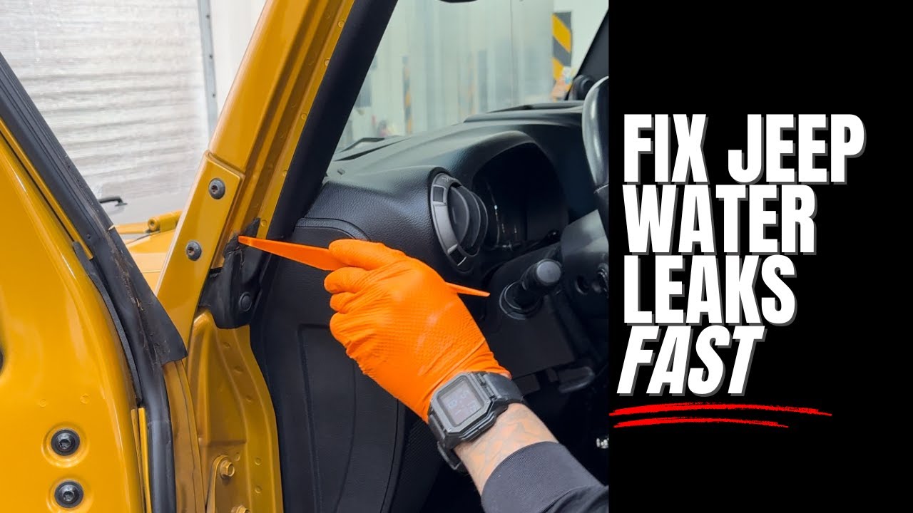 Problem SOLVED - Fix Jeep Wrangler Water Leaks In 3 Easy Steps
