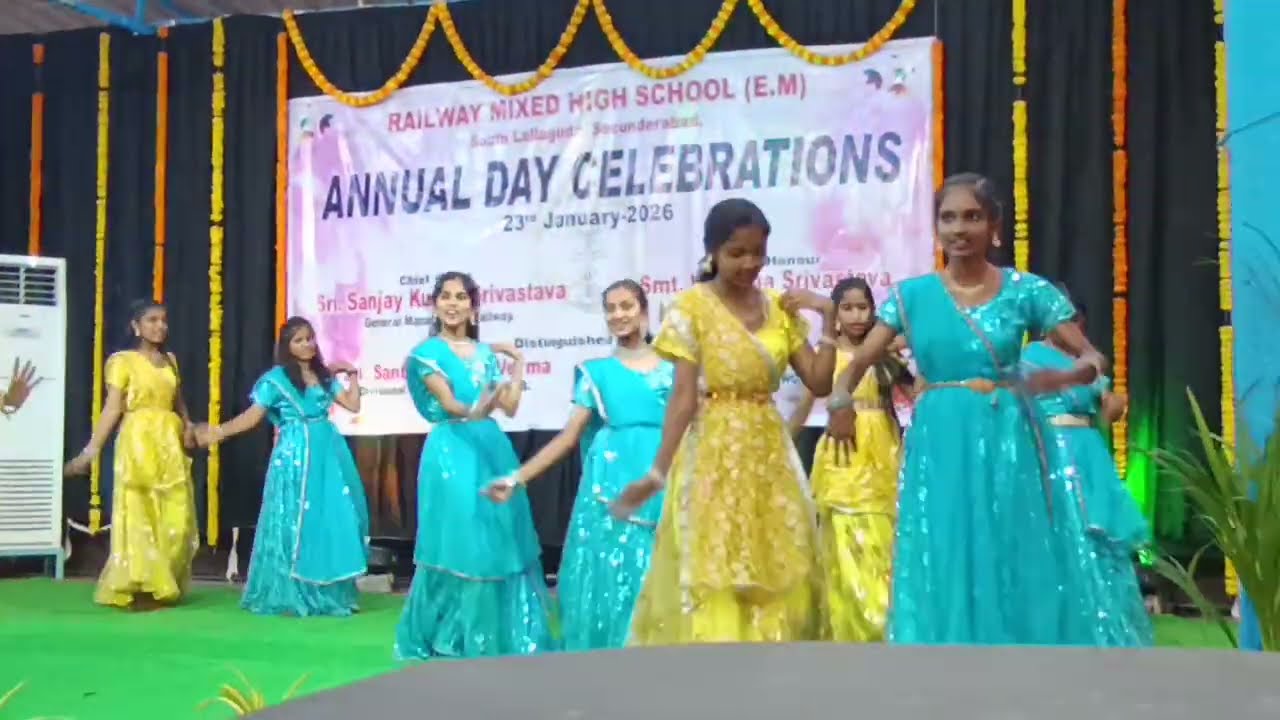 RAILWAY MIXED HIGH SCHOOL SECUNDERABAD ANNUAL DAY 23-01-2026 HAWA KE JHONKE AAZ SONG
