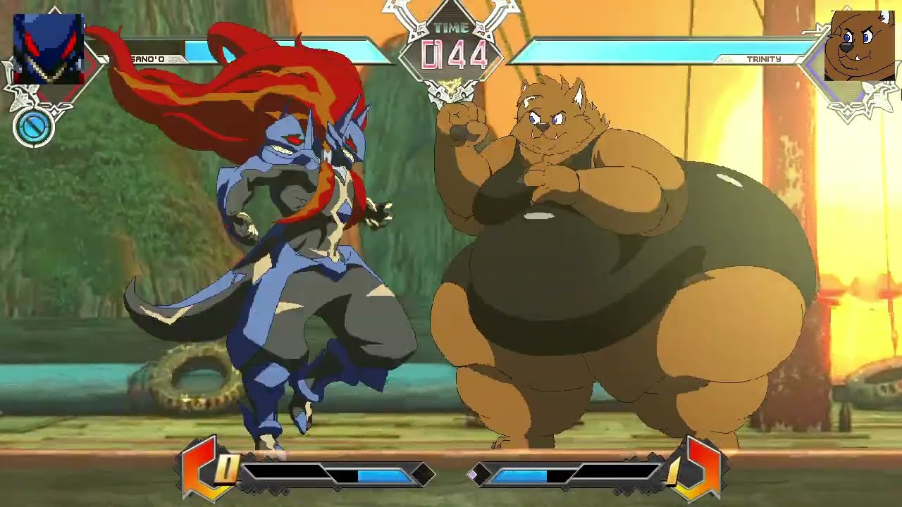 SusanoO (Arcsys) vs Trinity ( Kazecat) MUGEN BATTLES