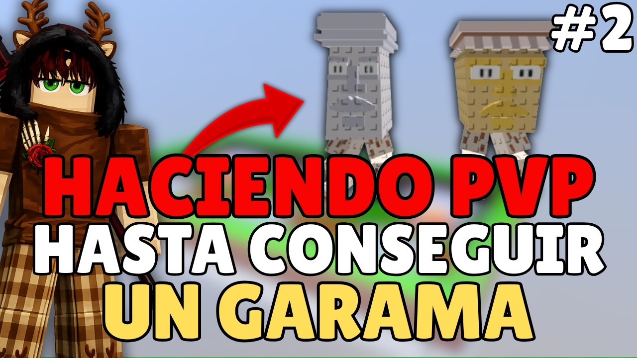 *PVP CON DOS HACKERS* Haciendo PVP hasta conseguir UN GARAMA! 🧂🤯 - #2 #roblox