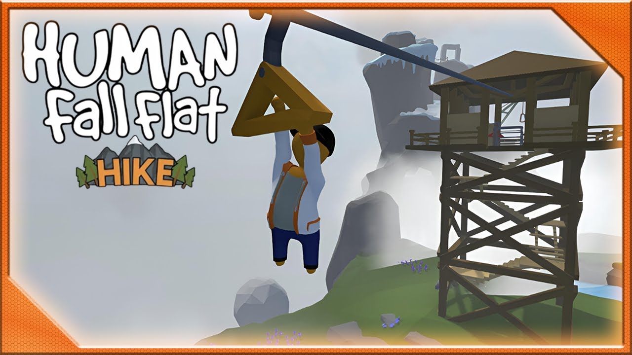 Human Fall Flat Hike Level Gameplay Walkthrough + All Achievements [4K-60FPS]