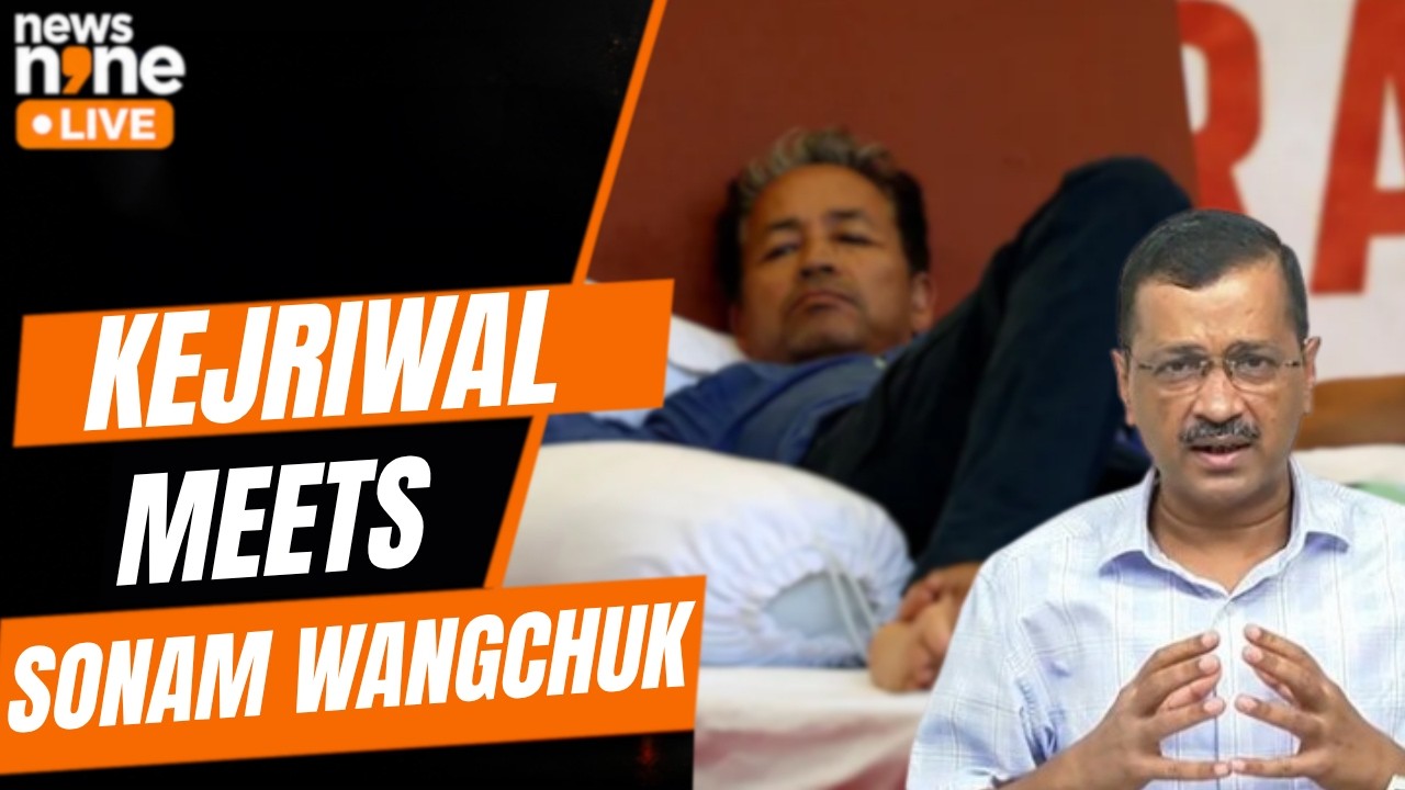 Arvind Kejriwal at Jantar Mantar: Arvind Kejriwal Meets Sonam Wangchuk | Hunger Strike