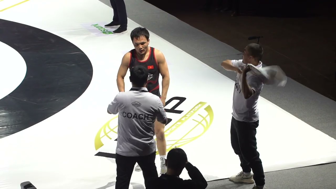 David Baev VS  Orozobek Toktomambetov. Турнир SUPER 4 WRESTLING 