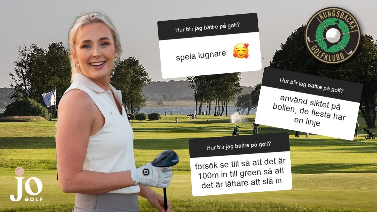 NI HJÄLPER MIG ATT SPELA BÄTTRE GOLF / KUNGSBACKA