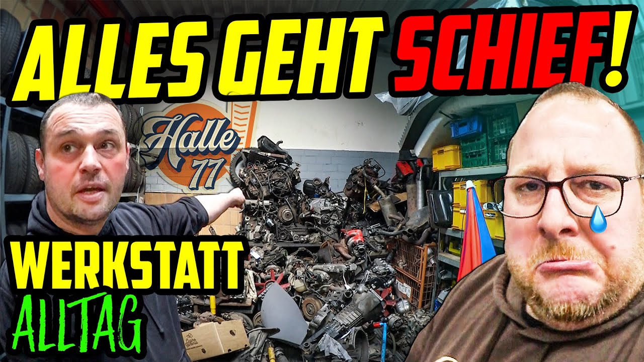 Ein ABSOLUTER CHAOSTAG! - Werkstattalltag Halle77 - Marco nimmt EUCH mit!