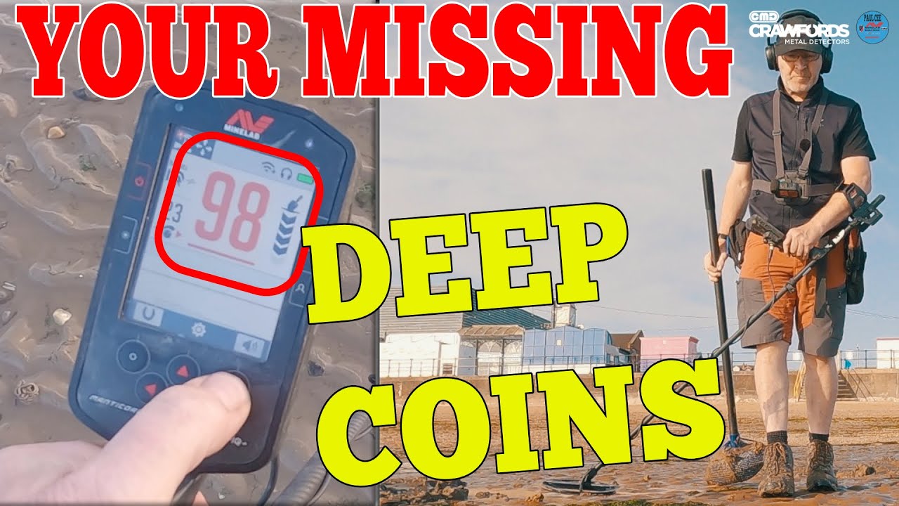 Beach Metal Detecting. THE DEEP TARGETS ARE THE BEST