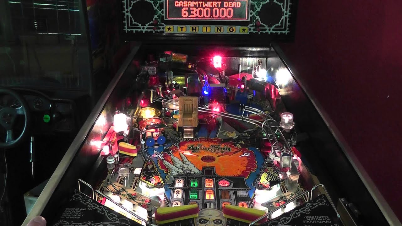 Addams Family Bally Pinball Paradise Flipper Automaten